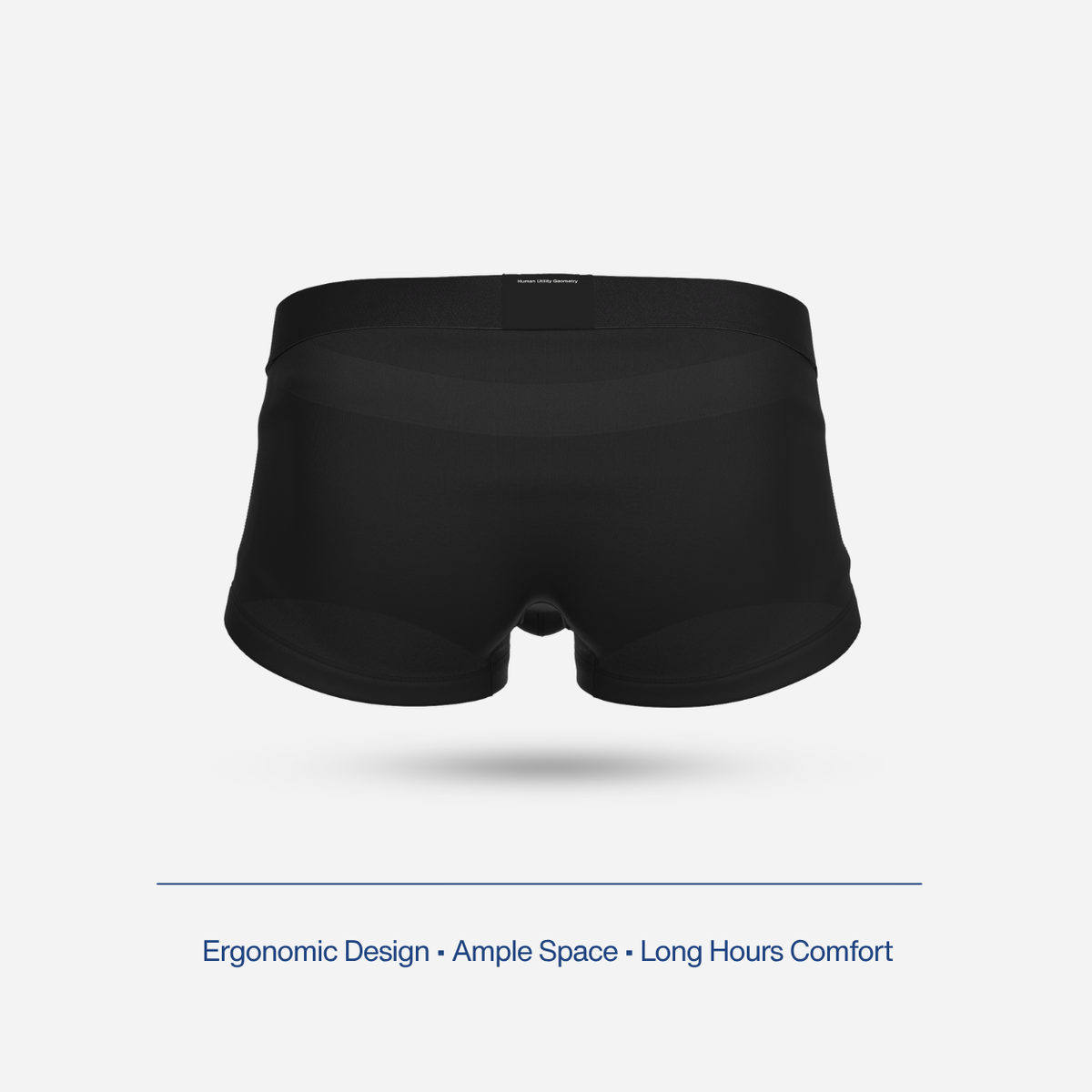 HUG Cotton Blend Trunk 2pcs - Fig Black [HG0002P]-4