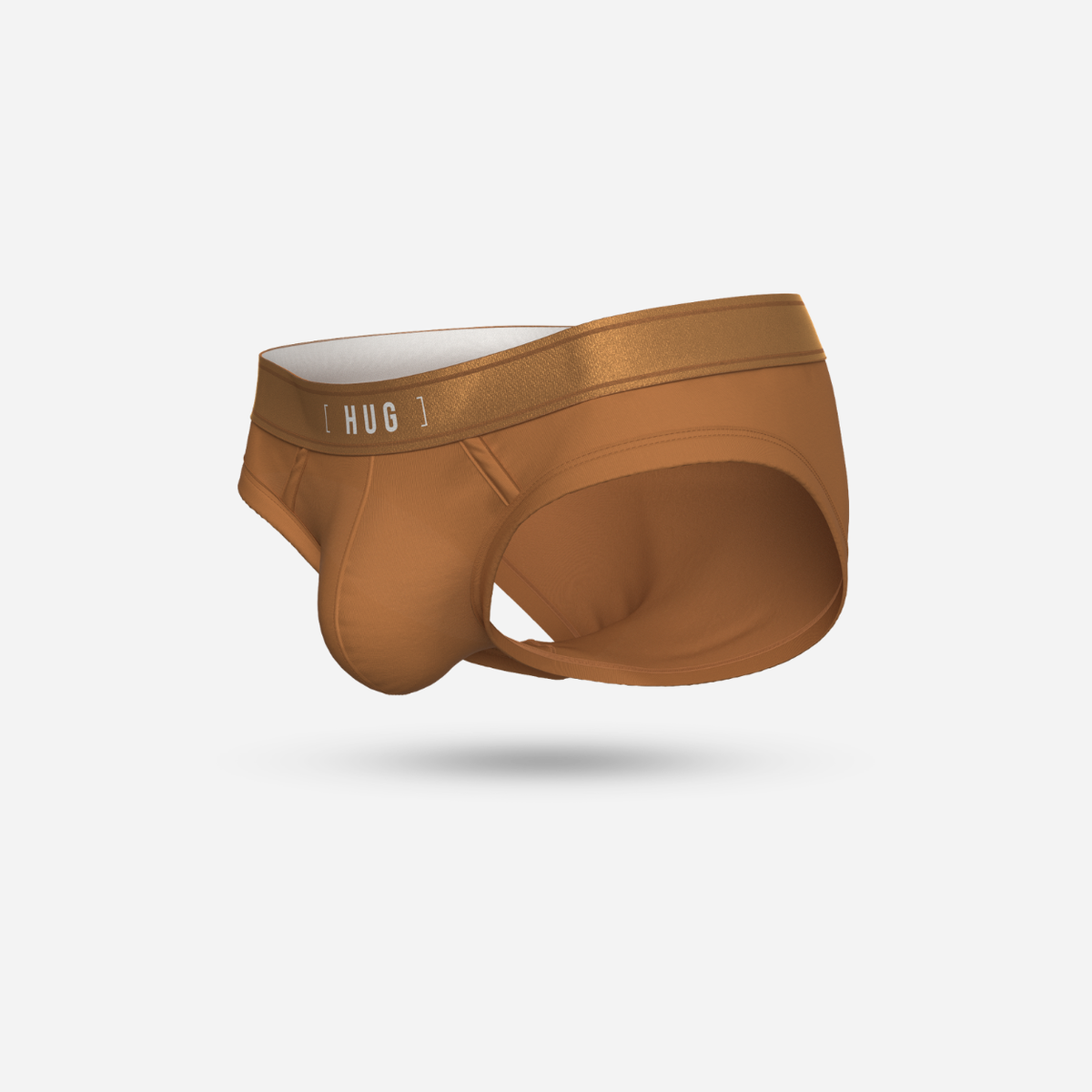 HUG Cotton Blend Brief - Caramel Brown [HG0001P]-3