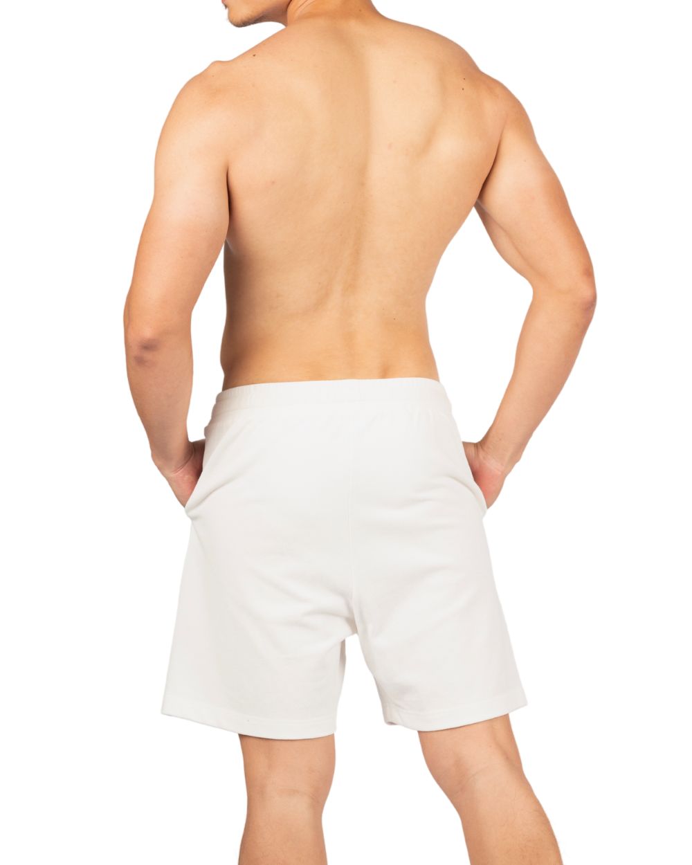 6" Inner Seam Utility Shorts - White [4705]-thumbmail-3