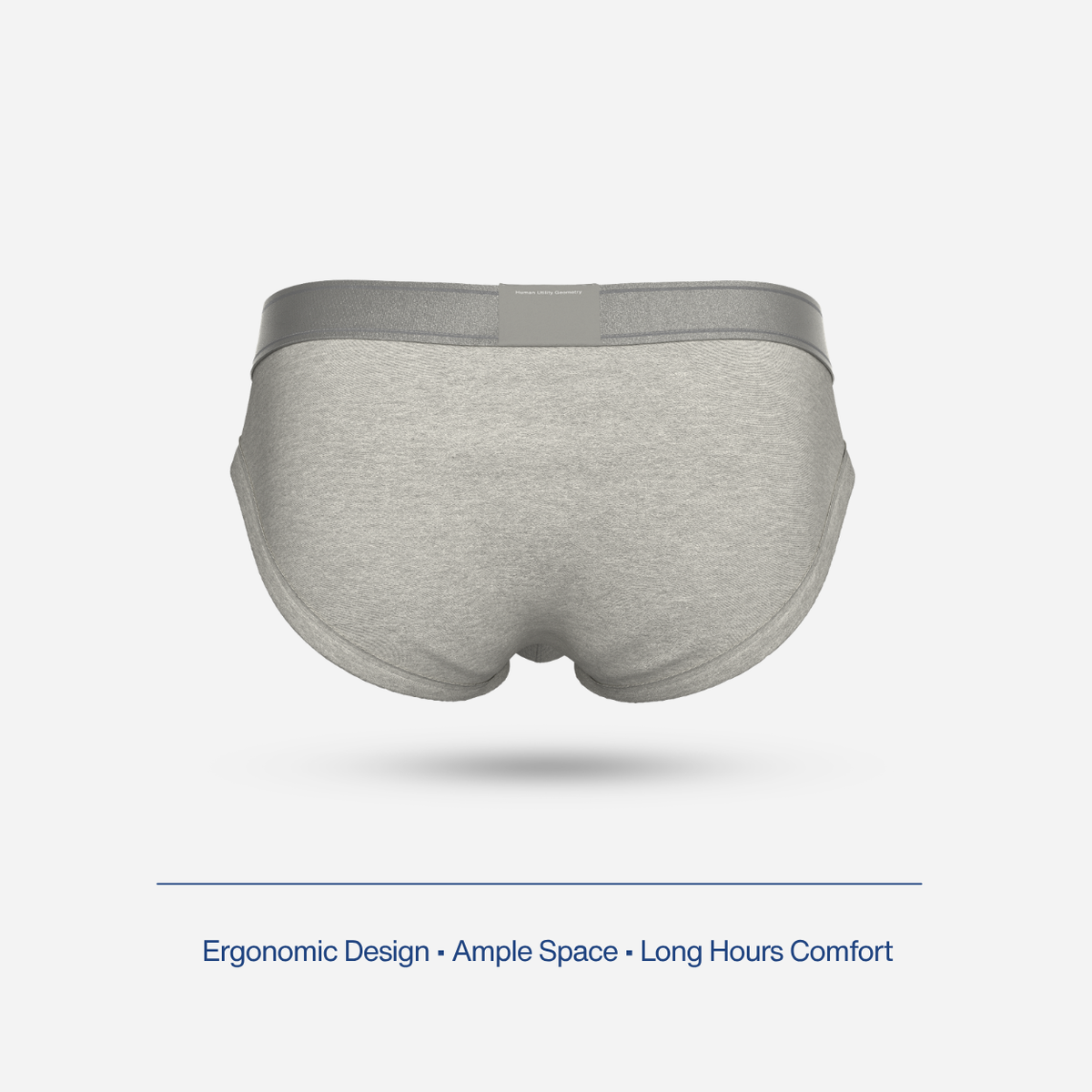 HUG Cotton Blend Brief 2pcs - Brich Grey [HG0001P]-4