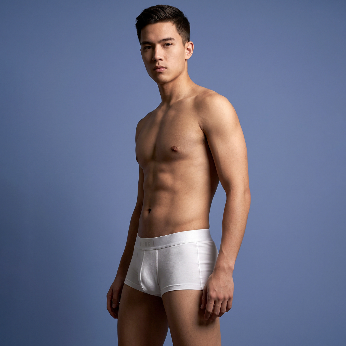 HUG Cotton Blend Trunk 2pcs - Cotton Bloom White [HG0002P]-2
