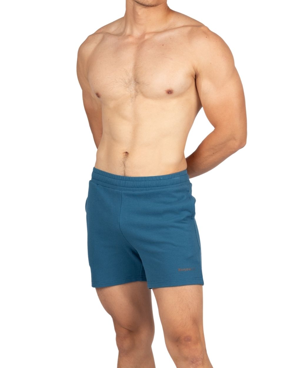 4" Inner Seam Sweat Shorts - League Blue [4706]-thumbmail-3