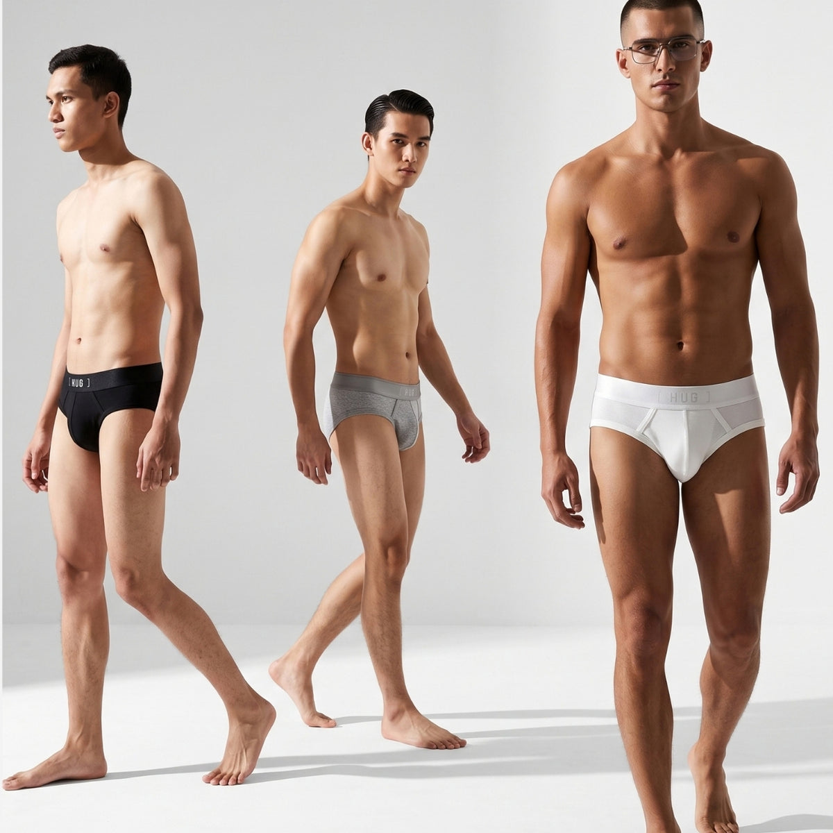 HUG Cotton Blend Brief - Mix Color 3pcs [HG0001P]-5