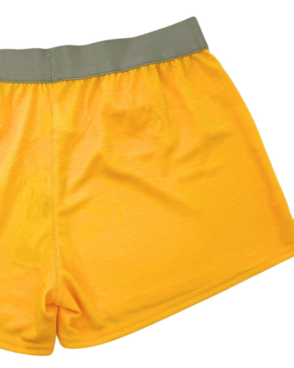 Jersey Shorts Gym and Home wear with Inner Pocket - Butter Yellow [4725]-thumbmail-6