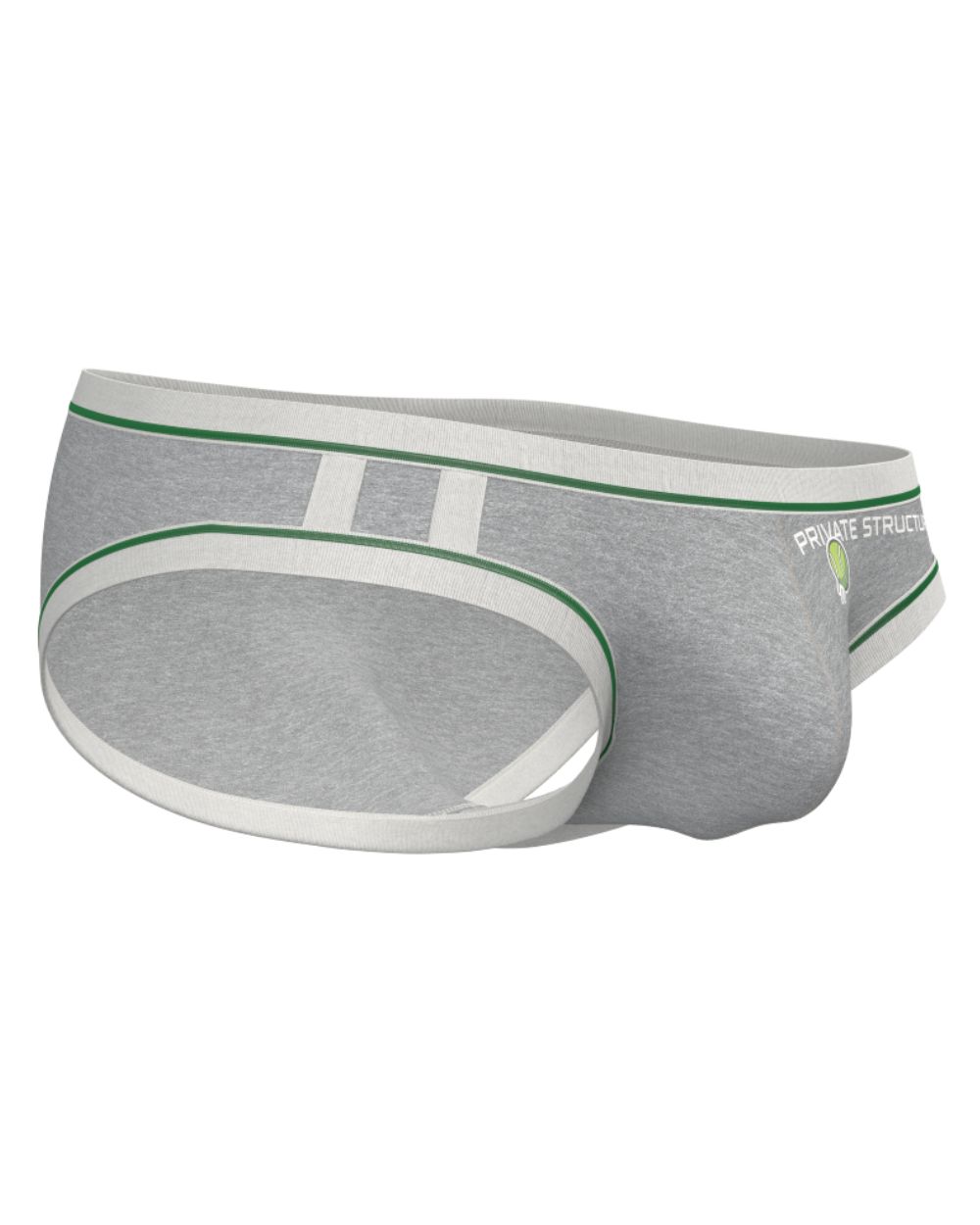 Athlete Low Waist Brief - Stadium Grey [4644]-thumbmail-4