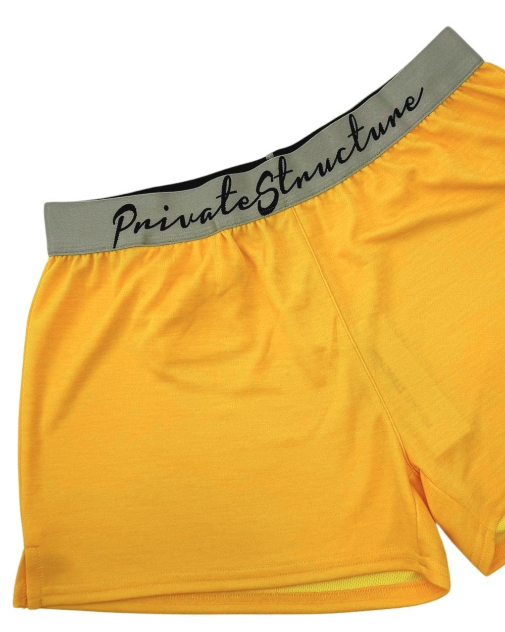 Jersey Shorts Gym and Home wear with Inner Pocket - Butter Yellow [4725]-thumbmail-5