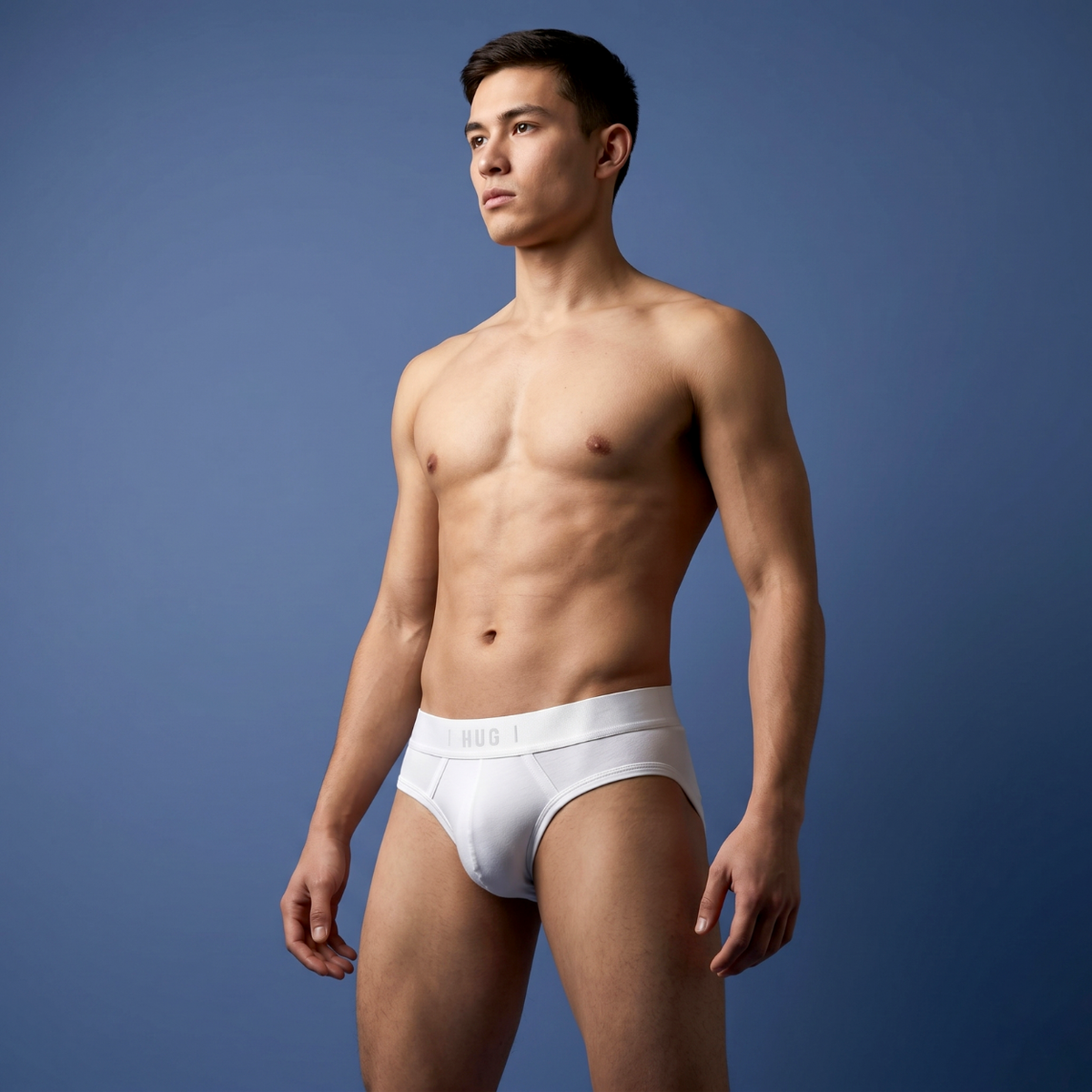HUG Cotton Blend Brief 3pcs - Cotton Bloom White [HG0001P]-2