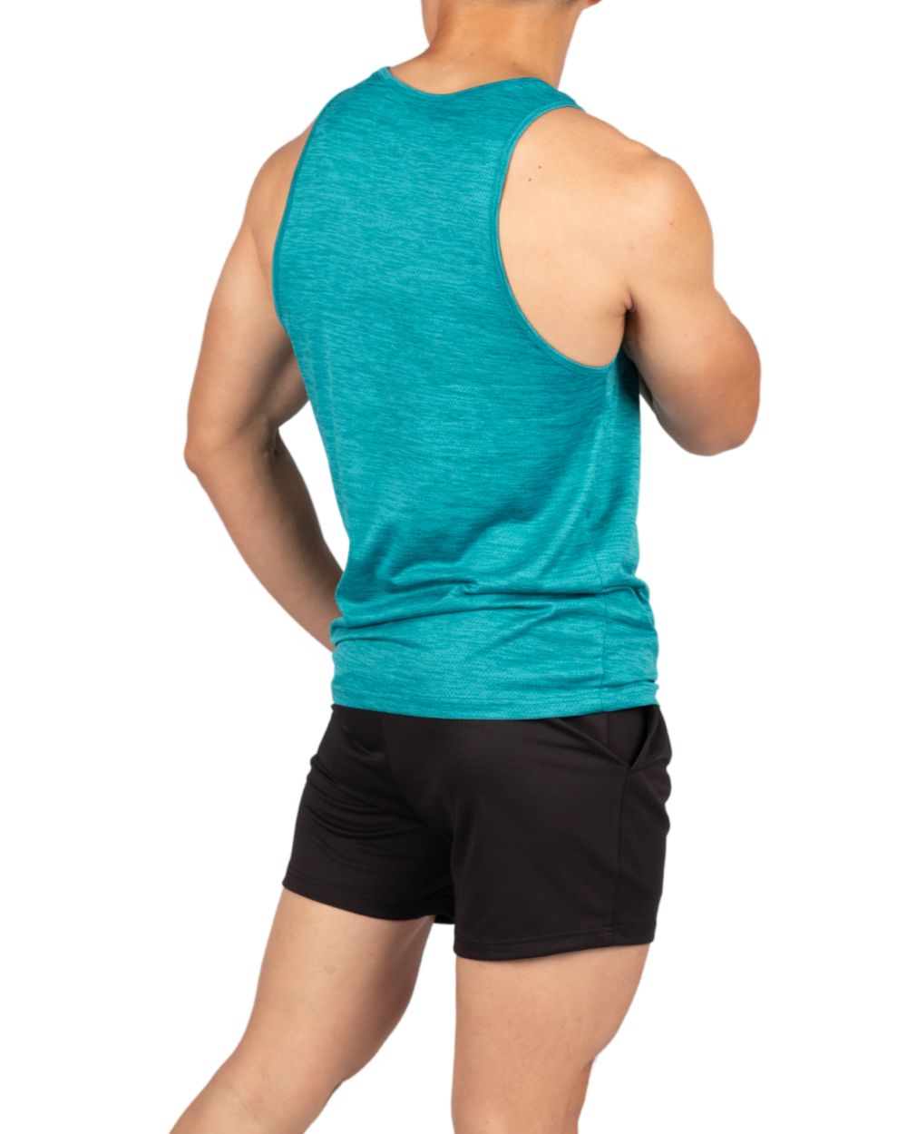 Easy Fit Flashy Tank - Moss Green [4715]-thumbmail-3