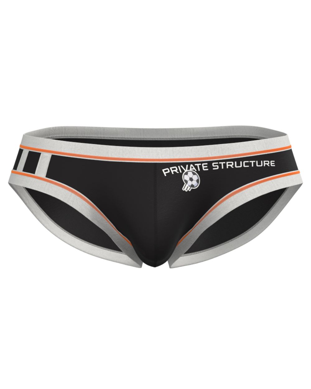 Athlete Low Waist Brief - Soccer Black [4644]-thumbmail-3