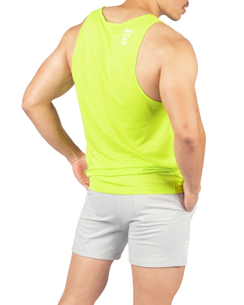 Easy Fit Jersey Tank - Lime Green [4711]-thumbmail-2