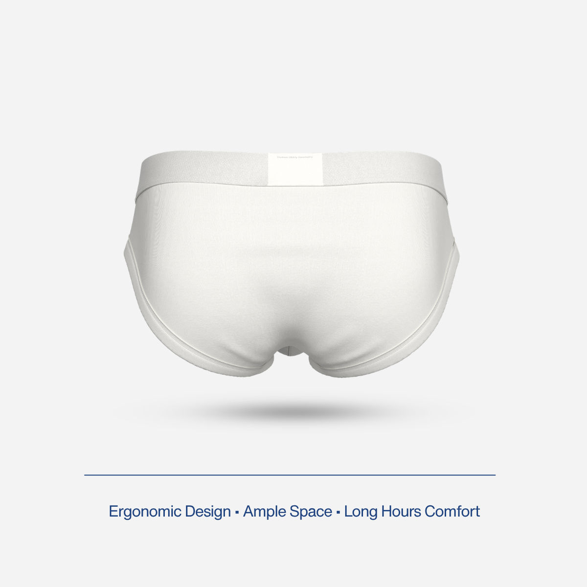 HUG Cotton Blend Brief 3pcs - Cotton Bloom White [HG0001P]-4