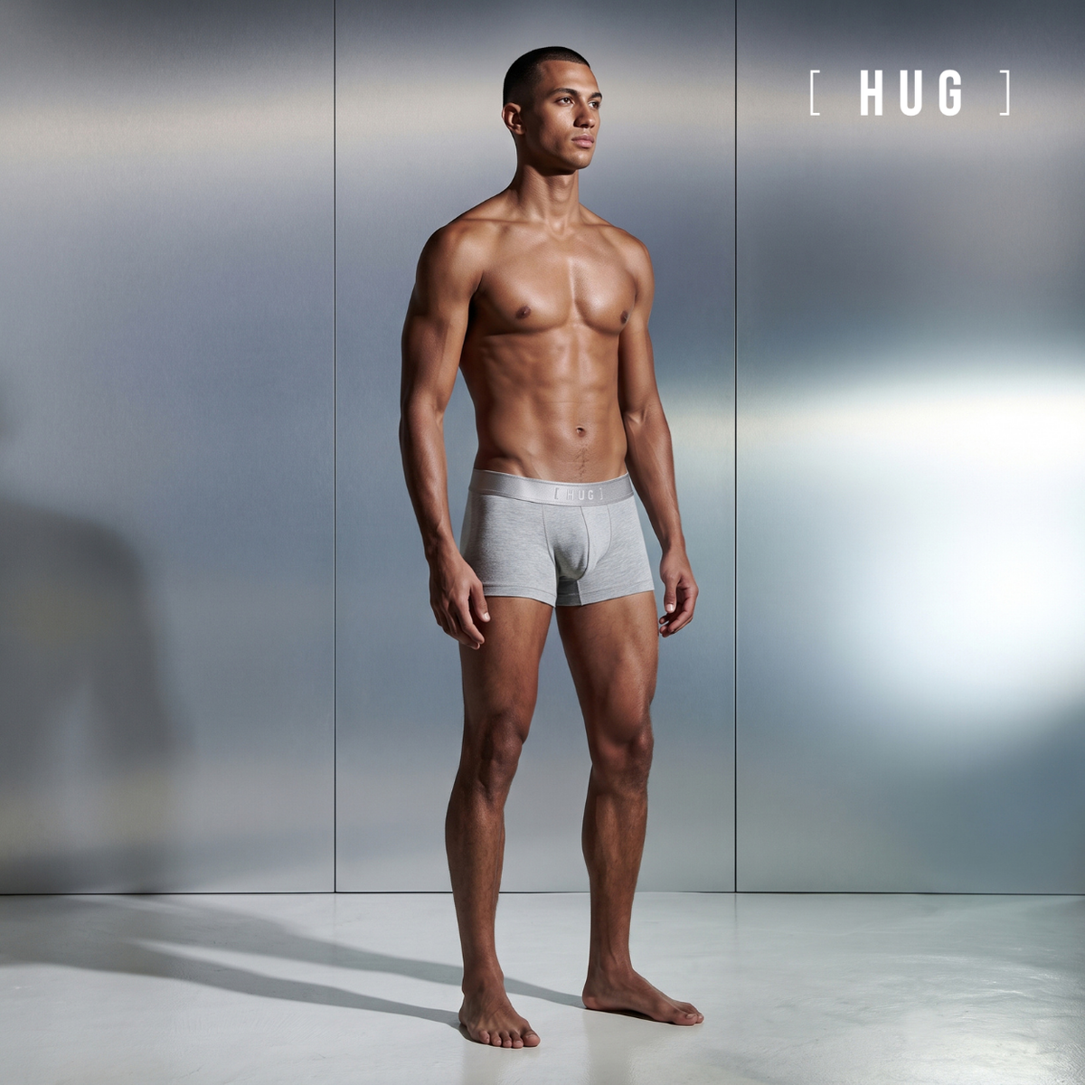 HUG Cotton Blend Trunk - Brich Grey [HG0002P]-5