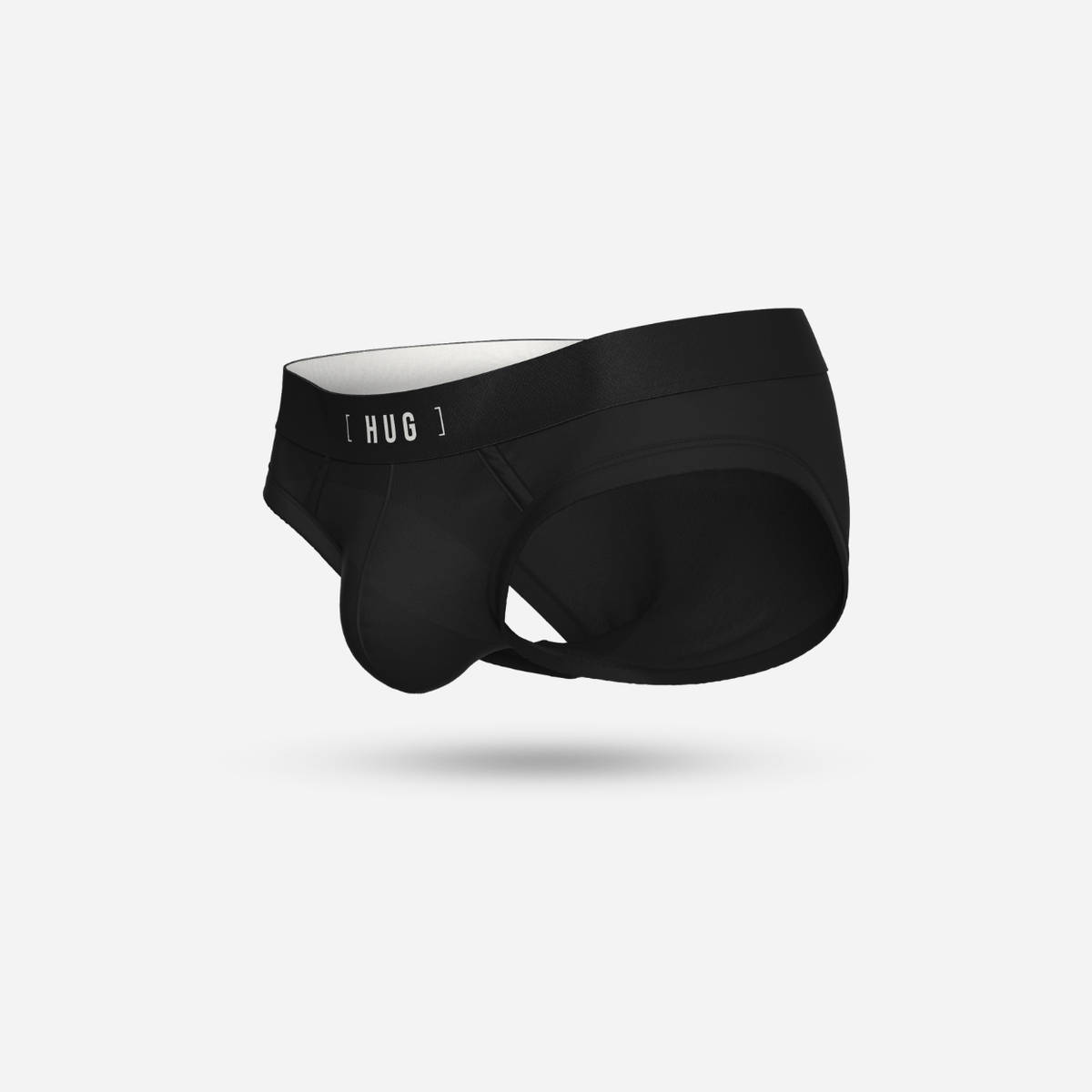 HUG Cotton Blend Brief 2pcs - Fig Black [HG0001P]-3