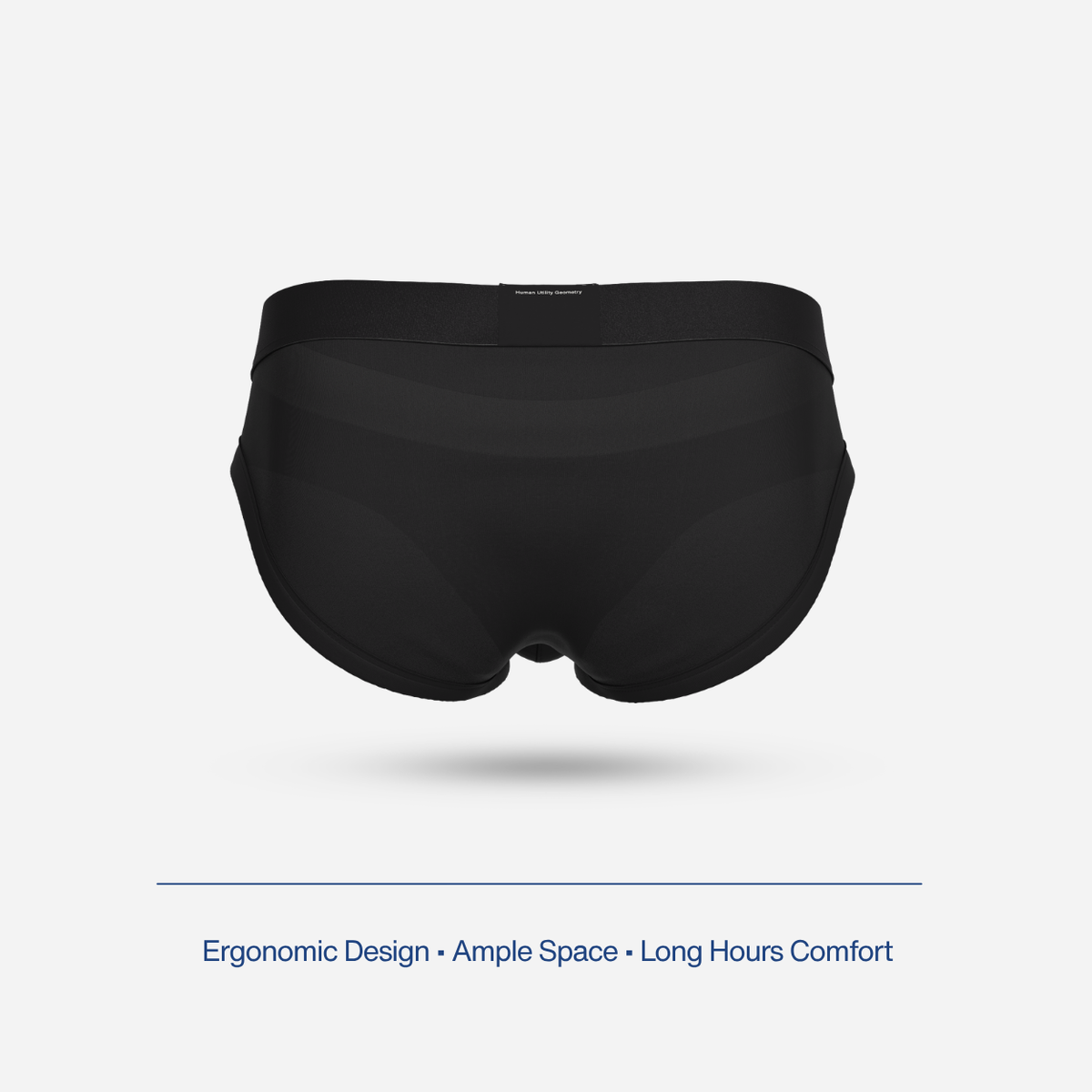 HUG Cotton Blend Brief 2pcs - Fig Black [HG0001P]-4