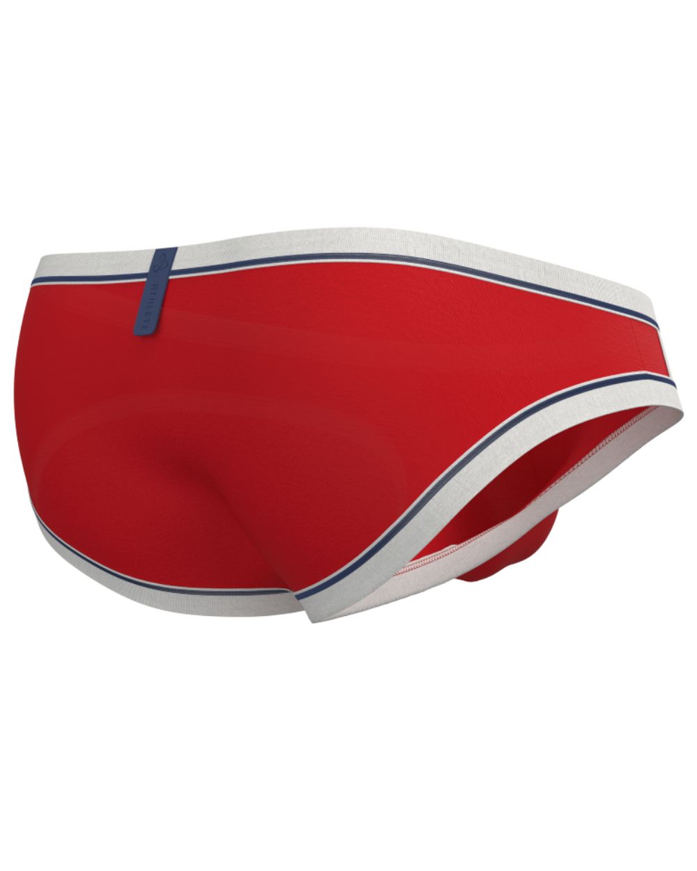 Athlete Low Waist Brief - Score Red [4644]-thumbmail-3