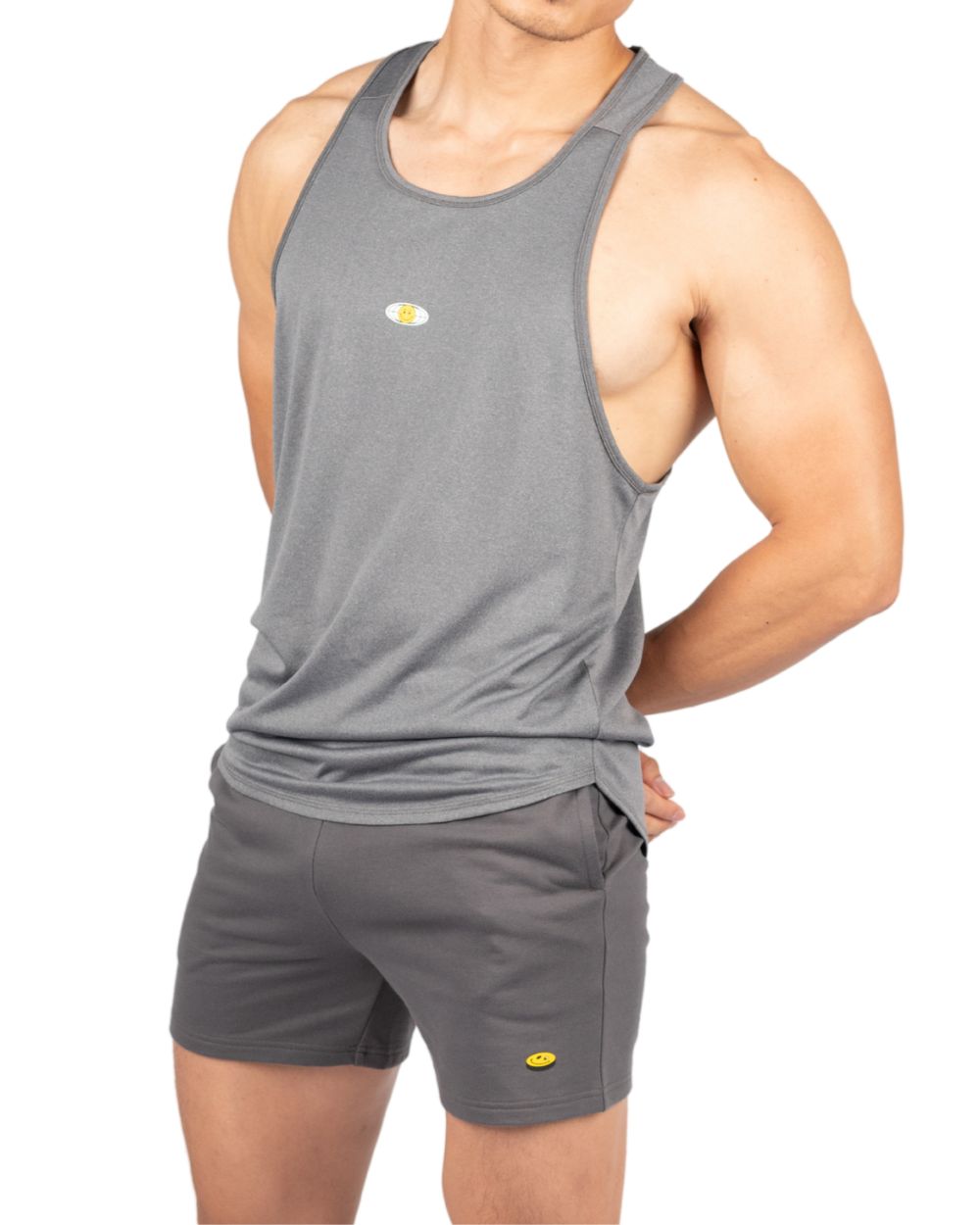 Easy Fit Jersey Tank - Dust Grey [4714]-thumbmail-3