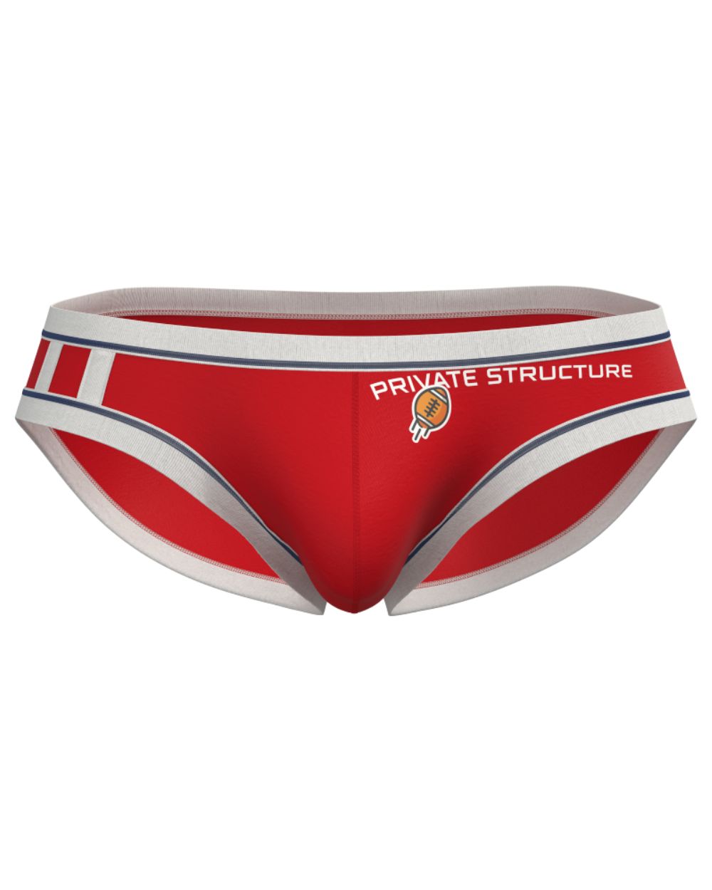 Athlete Low Waist Brief - Score Red [4644]-thumbmail-2