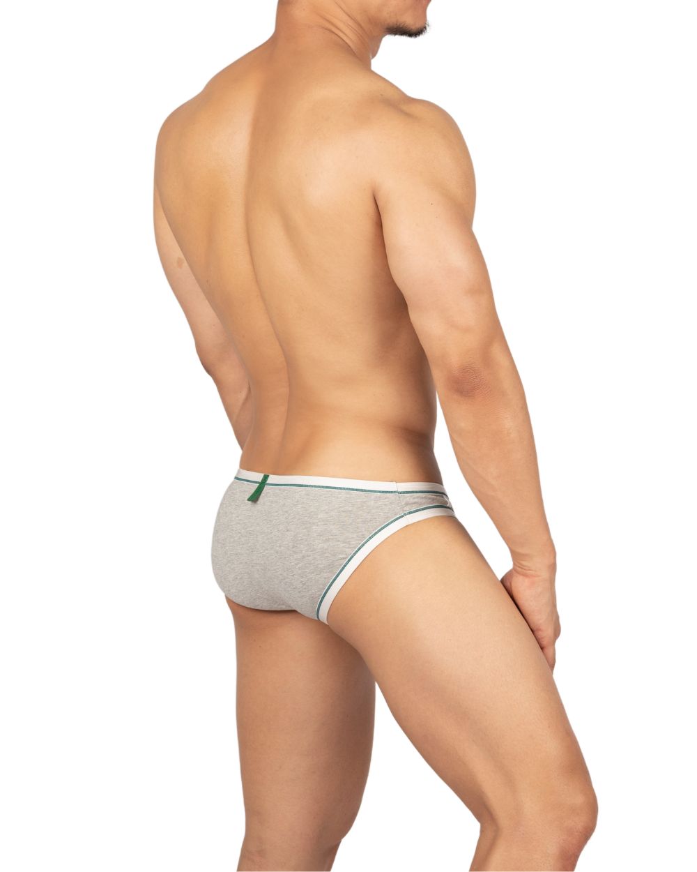 Athlete Low Waist Brief - Stadium Grey [4644]-thumbmail-7
