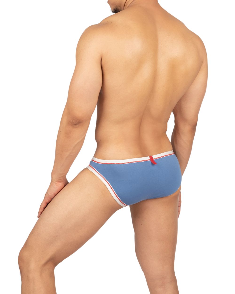 Athlete Low Waist Brief - Jersey Blue [4644]-thumbmail-7