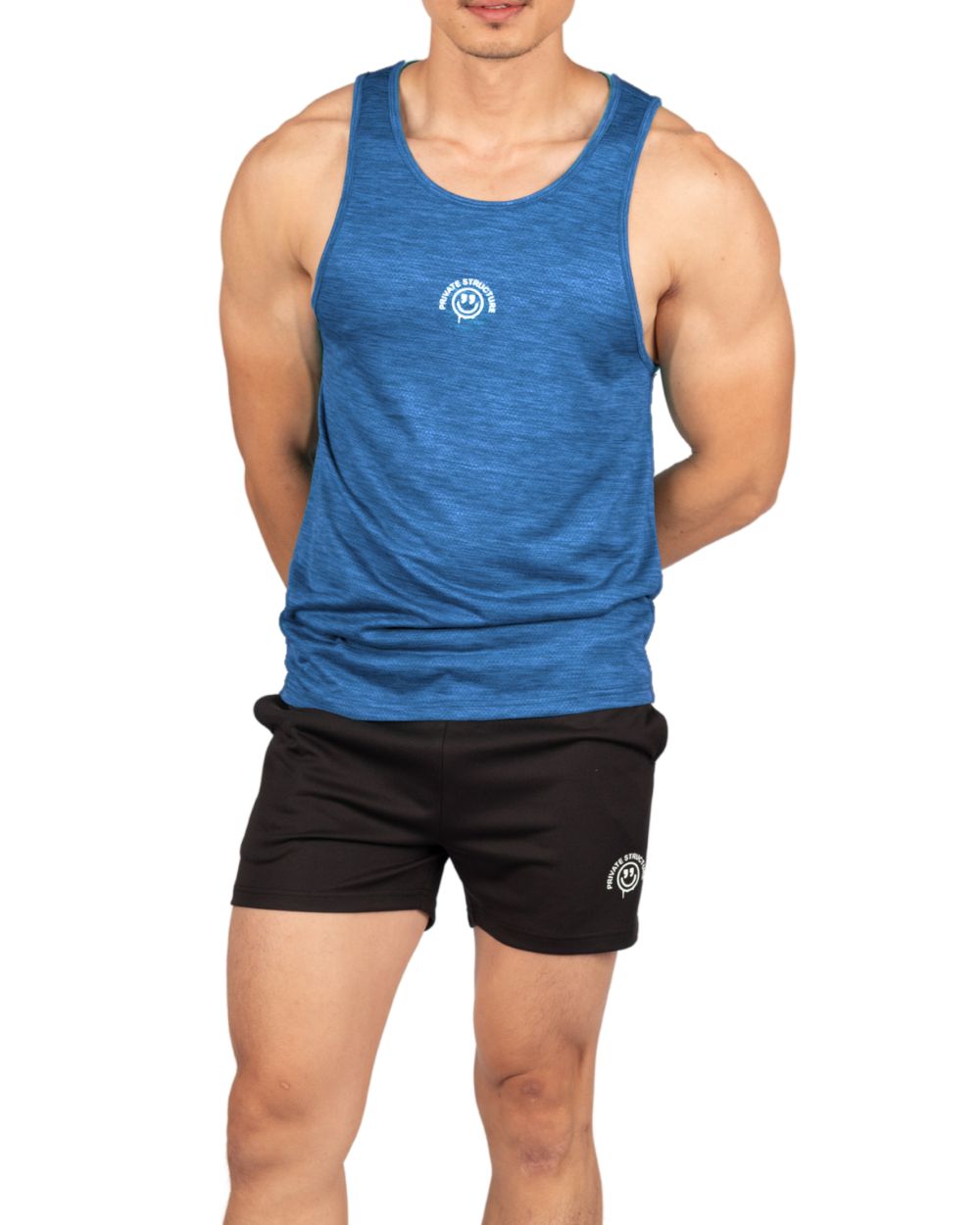 Easy Fit Flashy Tank | Singlet - Vivid Blue [4715]-thumbmail-2