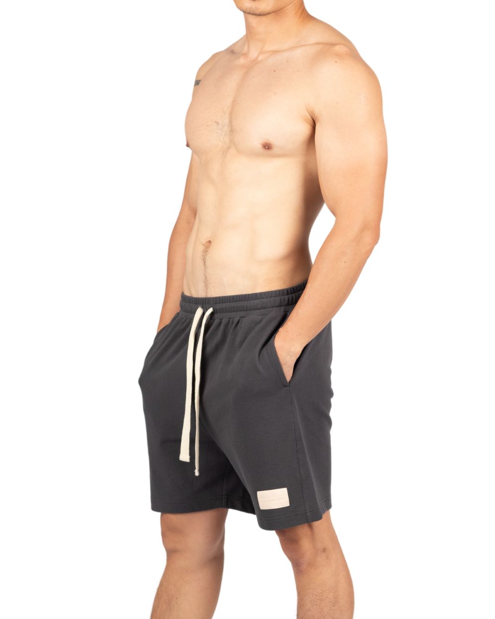 6" Inner Seam Utility Shorts - Dark Grey [4705]-thumbmail-3