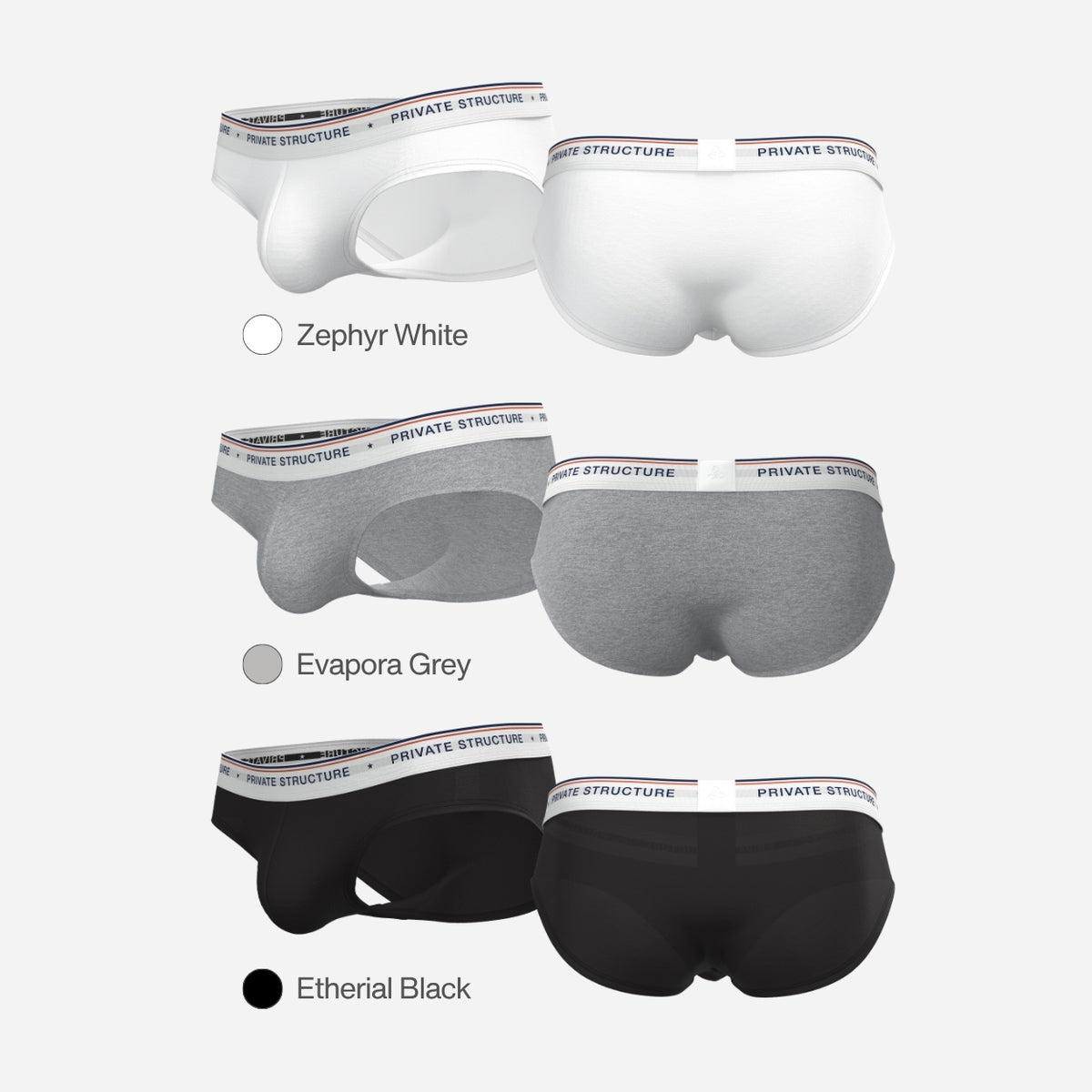 Daily Essential Cotton Blend Brief- 3pack [4630]-thumbmail-7