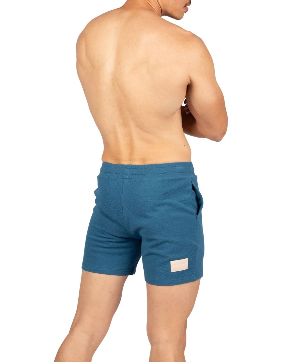 4" Inner Seam Sweat Shorts - League Blue [4706]-thumbmail-2