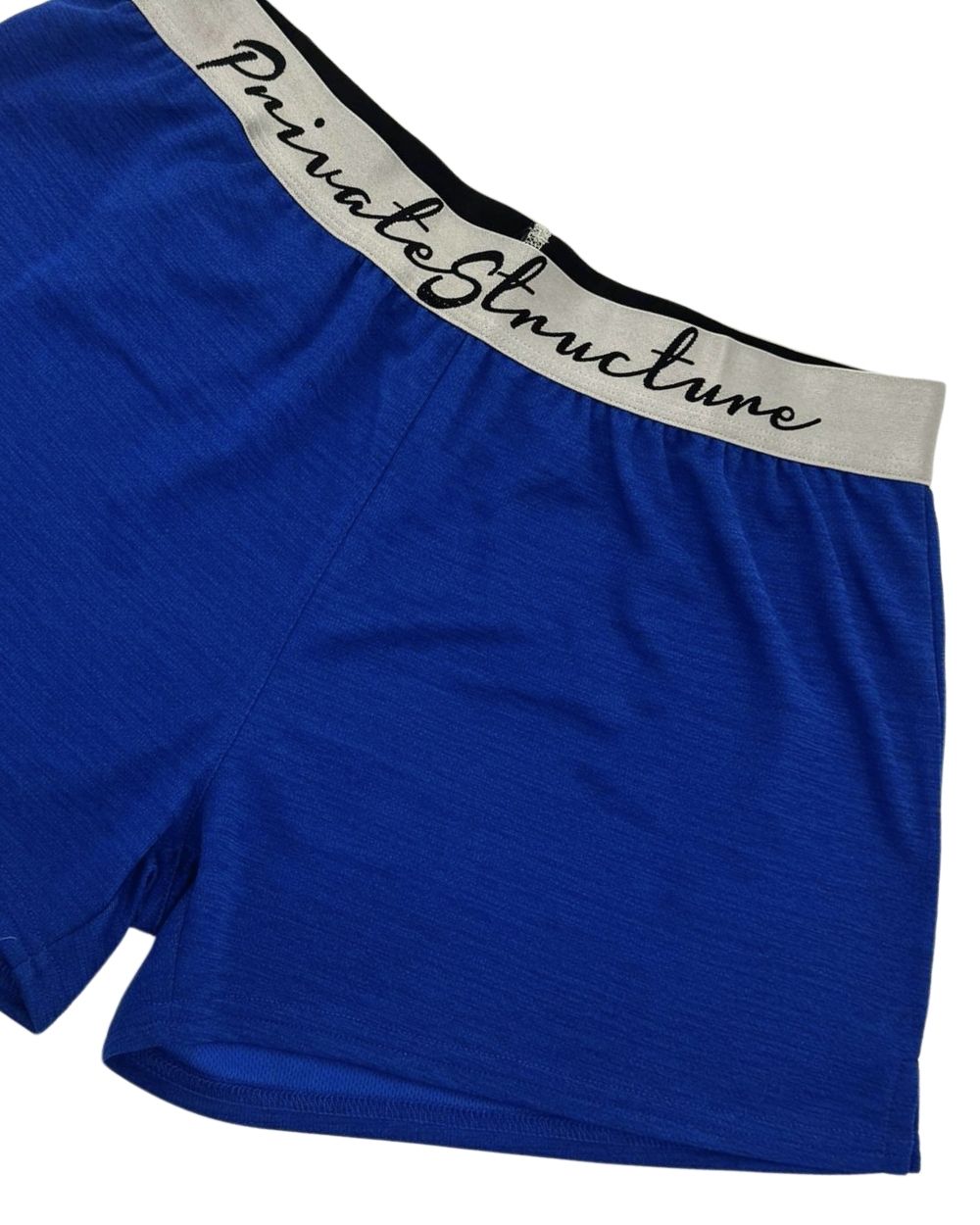 Jersey Shorts Gym and Home wear with Inner Pocket - Matrix Blue [4725]-thumbmail-7