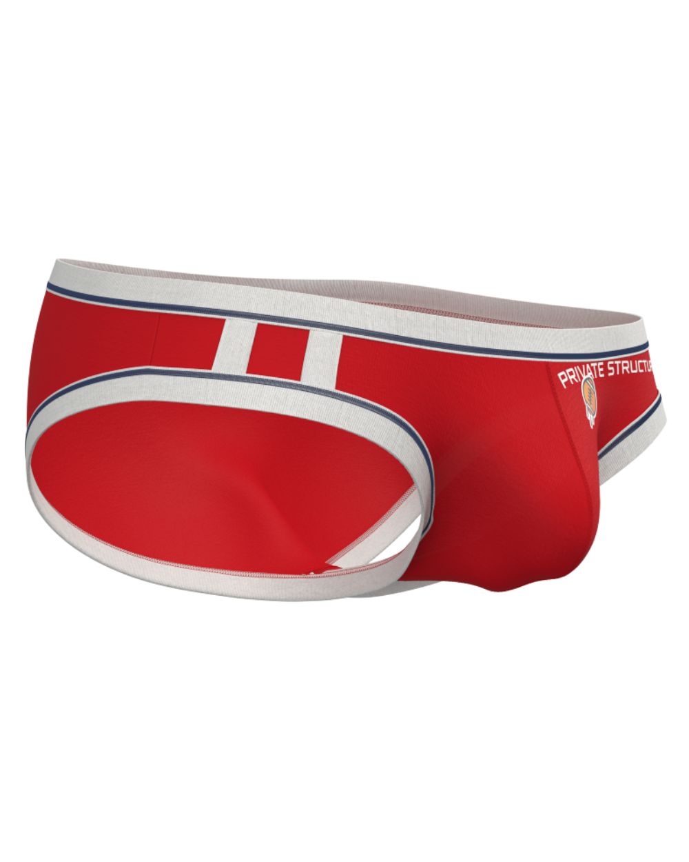 Athlete Low Waist Brief - Score Red [4644]-thumbmail-4