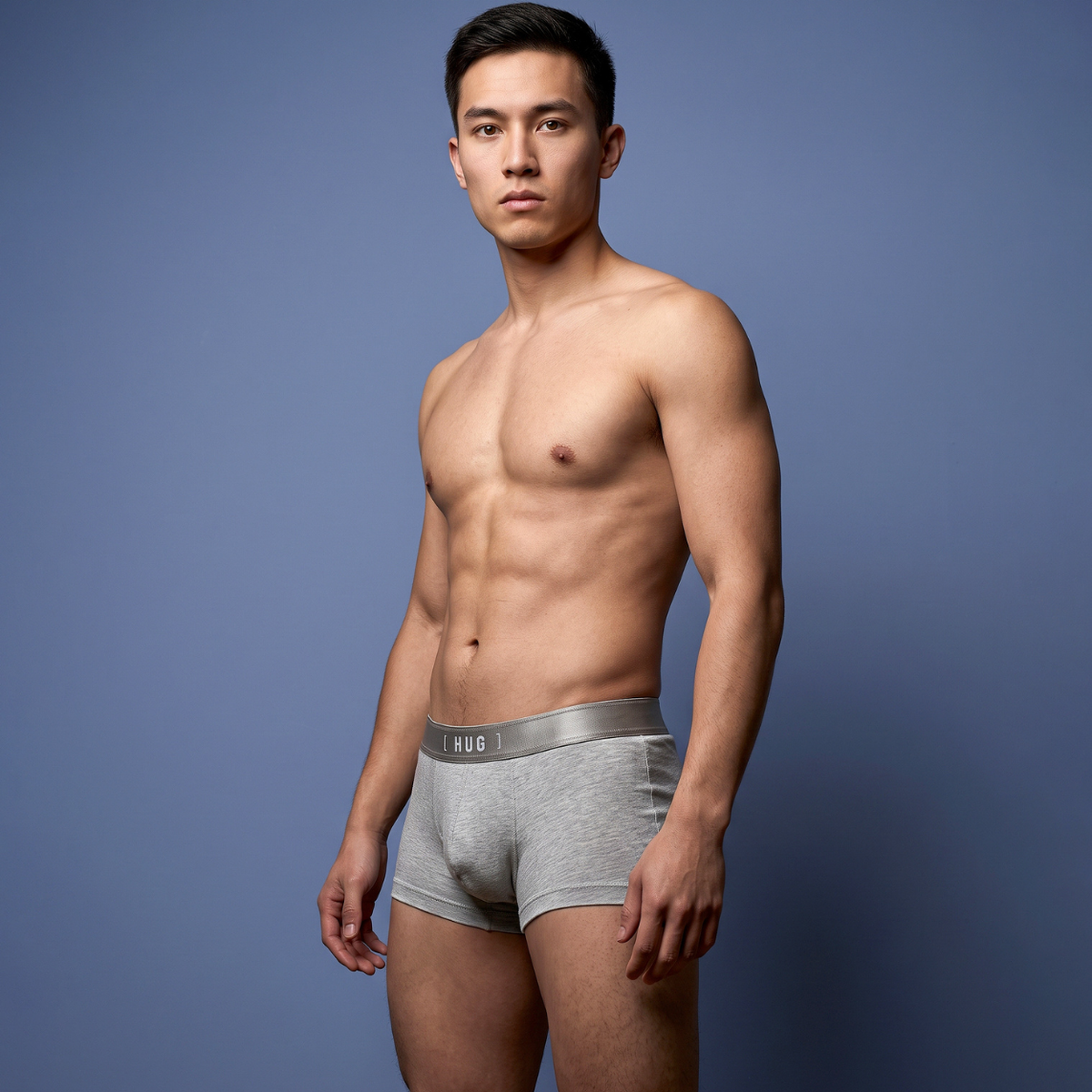HUG Cotton Blend Trunk 3pcs - Brich Grey [HG0002P]-2