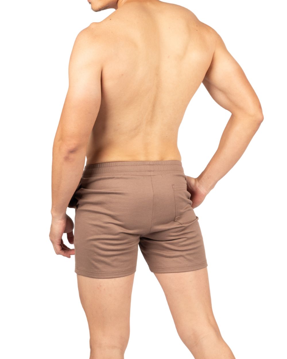 Sweat Shorts - Mocha Brown [4721B]-thumbmail-3