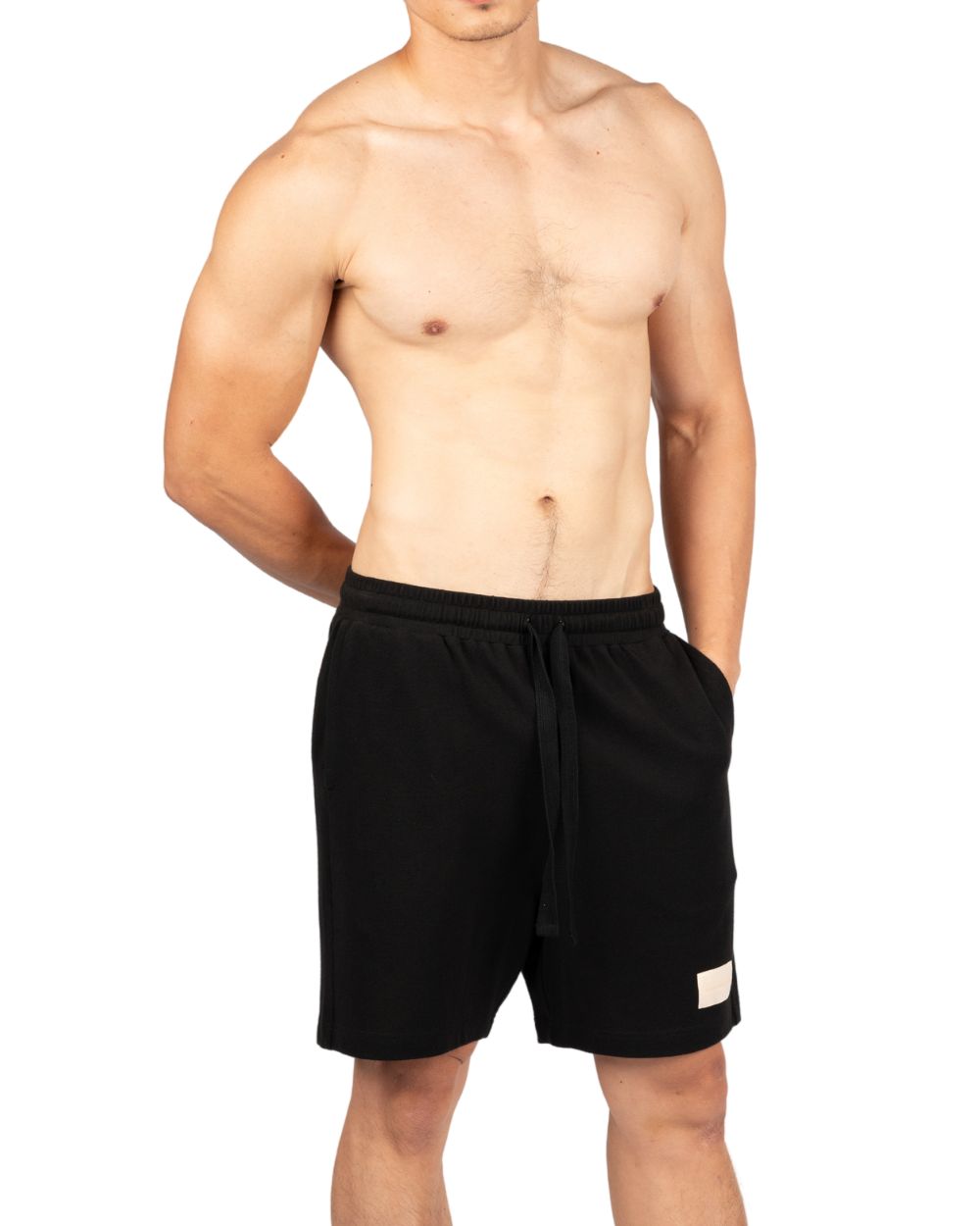 6" Inner Seam Utility Shorts - Black [4705]-thumbmail-2