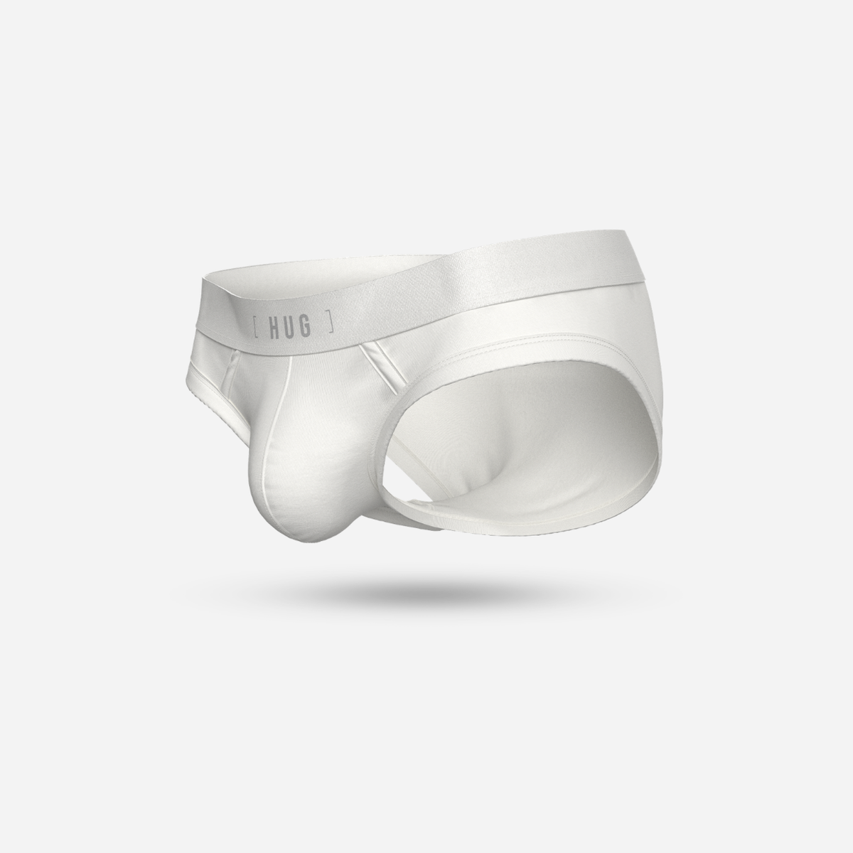 HUG Cotton Blend Brief - Cotton Bloom White [HG0001P]-4