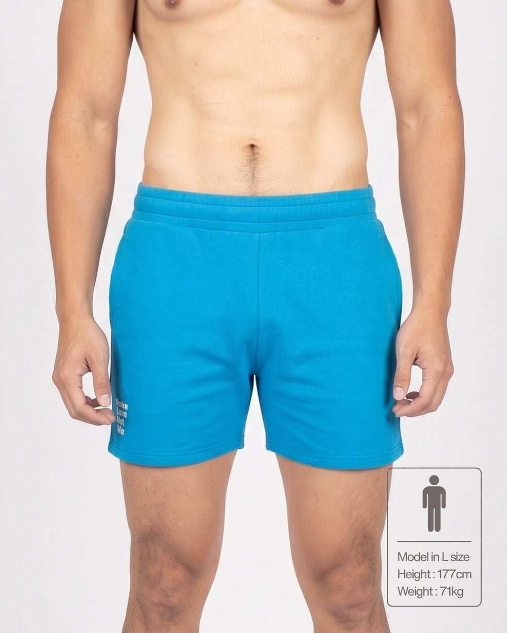 3" Inner Seam Sweat Shorts - Blue [4700]