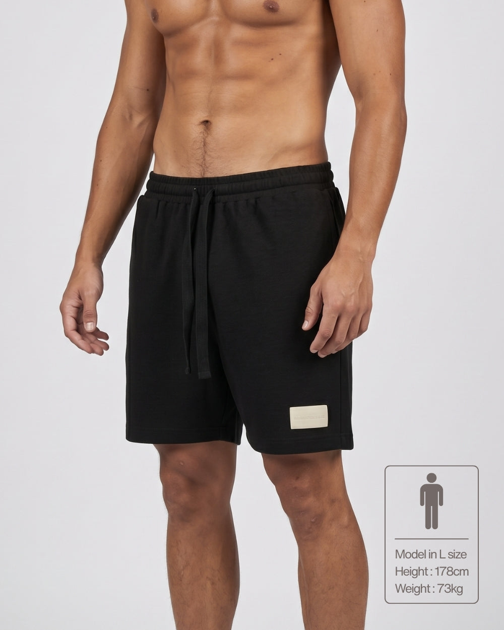 6" Inner Seam Utility Shorts - Black [4705]