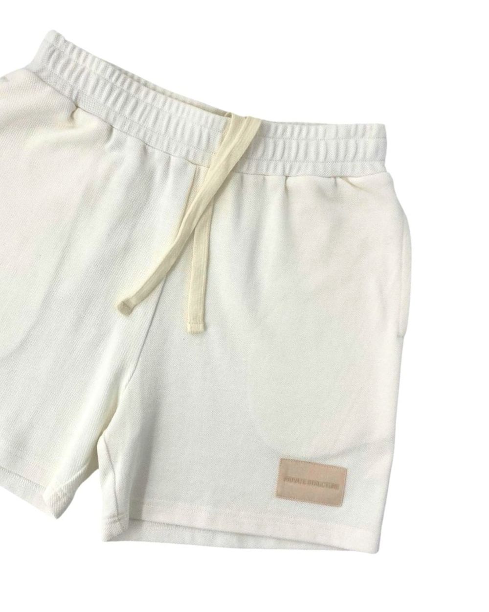4" Inner Seam Sweat Shorts - White [4704]-thumbmail-5