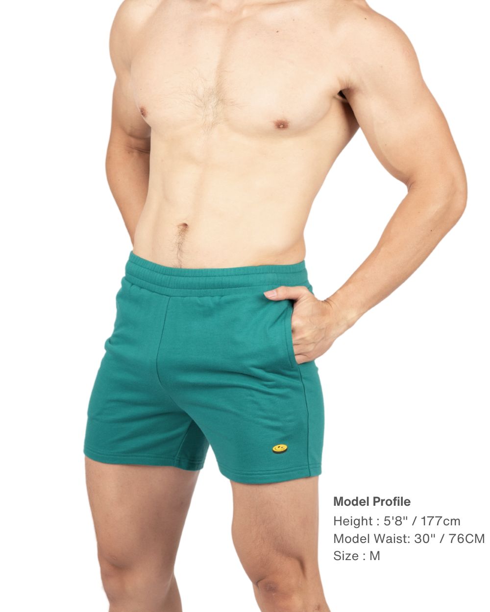 Sweat Shorts - Dark Green [4698]-thumbmail-1