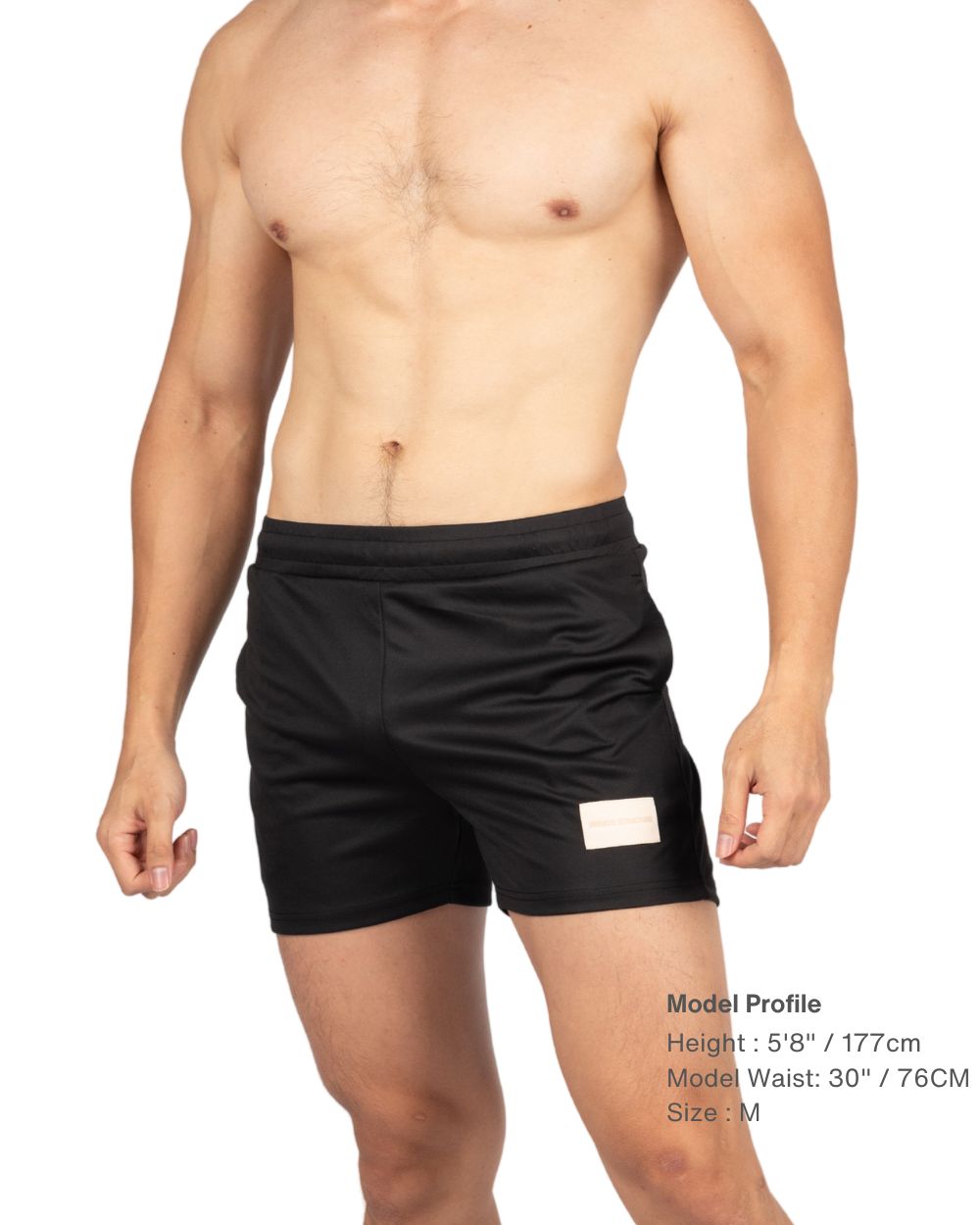 3" Inner Seam Active Shorts - Charcoal [4702]-thumbmail-1