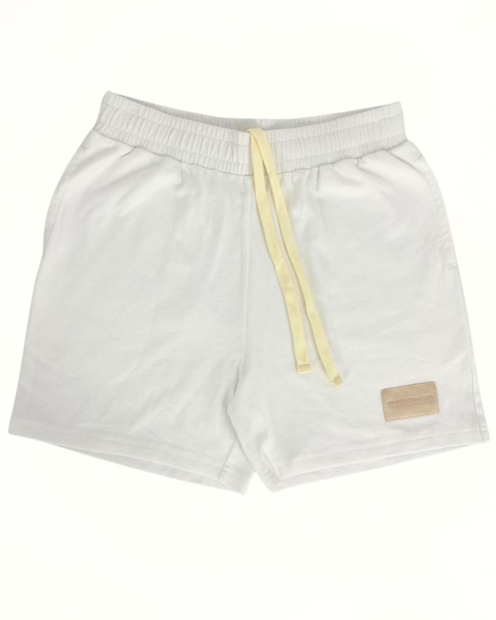 Sweat Shorts - Cotton White [4721B]-thumbmail-5