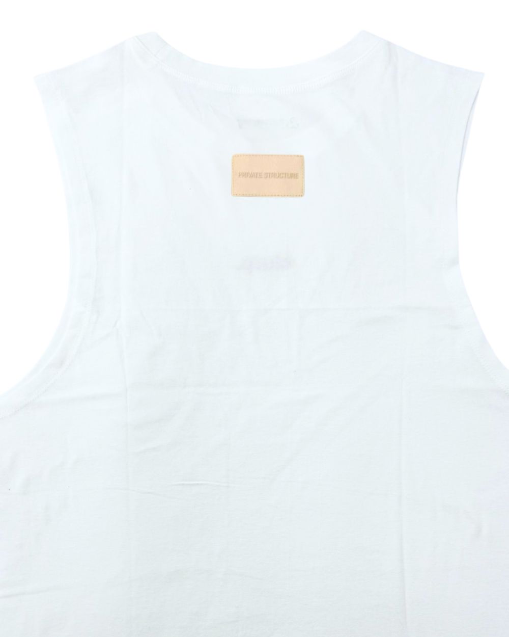 Crew Neck Easy Fit Muscles Tee - White [4717]-thumbmail-5