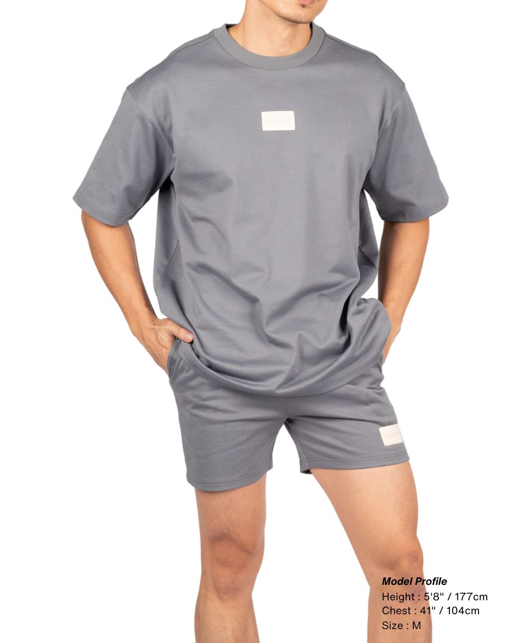 Oversized Tee (Only Tee) - Copen Blue [4721]-thumbmail-1