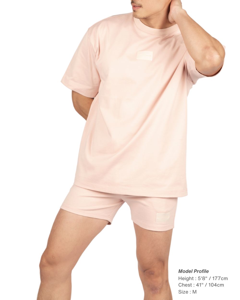 Oversized Tee (Only Tee) - Dusty Pink [4721]-thumbmail-1