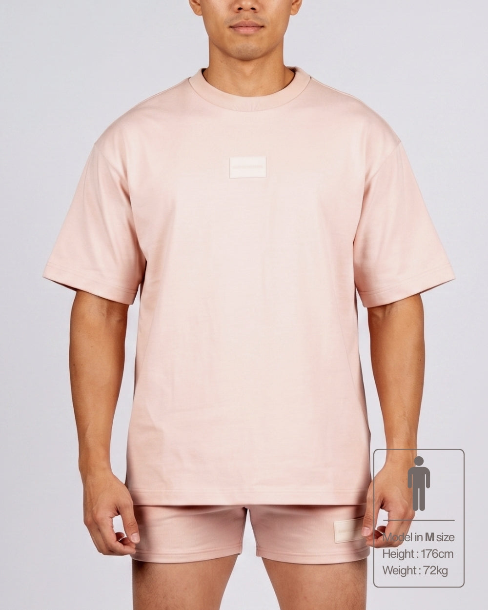 Oversized Tee (Only Tee) - Dusty Pink [4721]