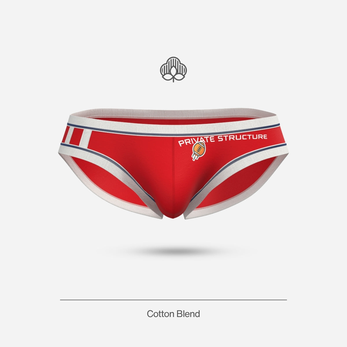 Athlete Low Waist Brief - Score Red [4644]