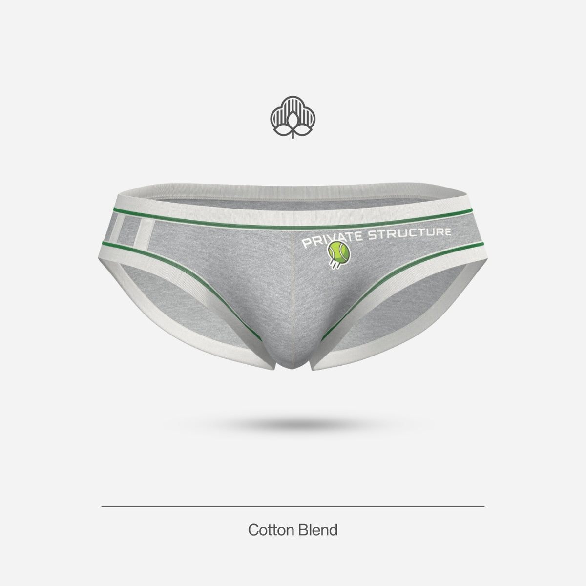 Athlete Low Waist Brief - Stadium Grey [4644]