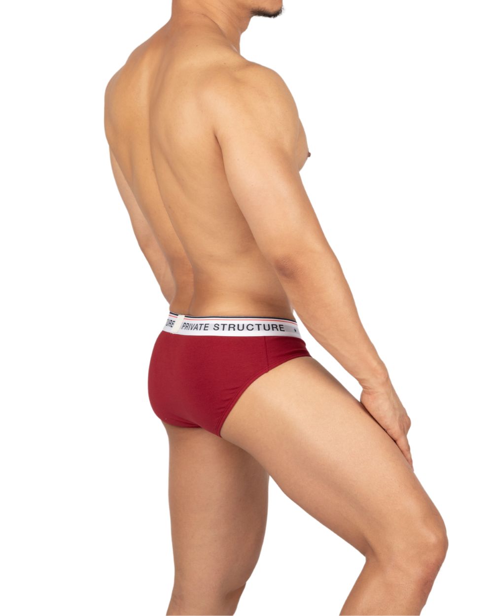 CHUMM! Mid Waist Brief - Inferno Red [4630]-thumbmail-7
