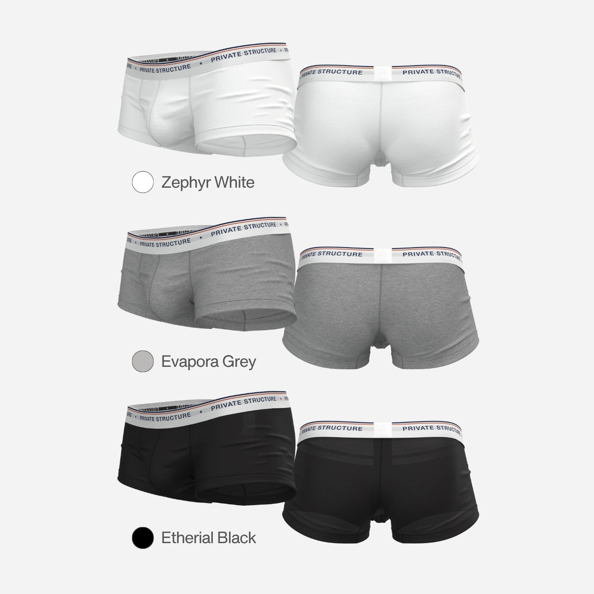 Daily Essential Cotton Blend Trunk - 3pack [4900]-thumbmail-7