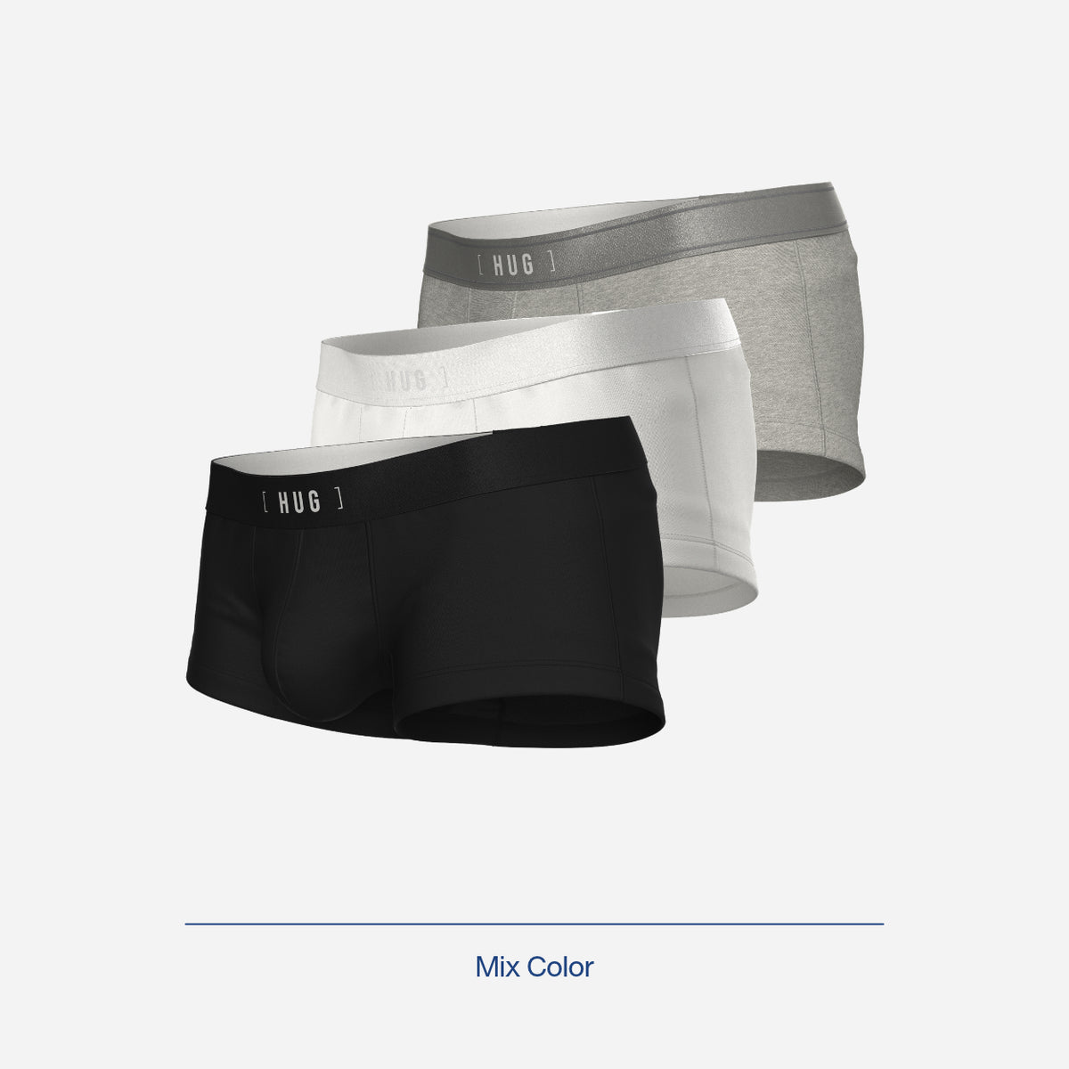 HUG Cotton Blend Trunk - Mix Color 3pcs [HG0002P]