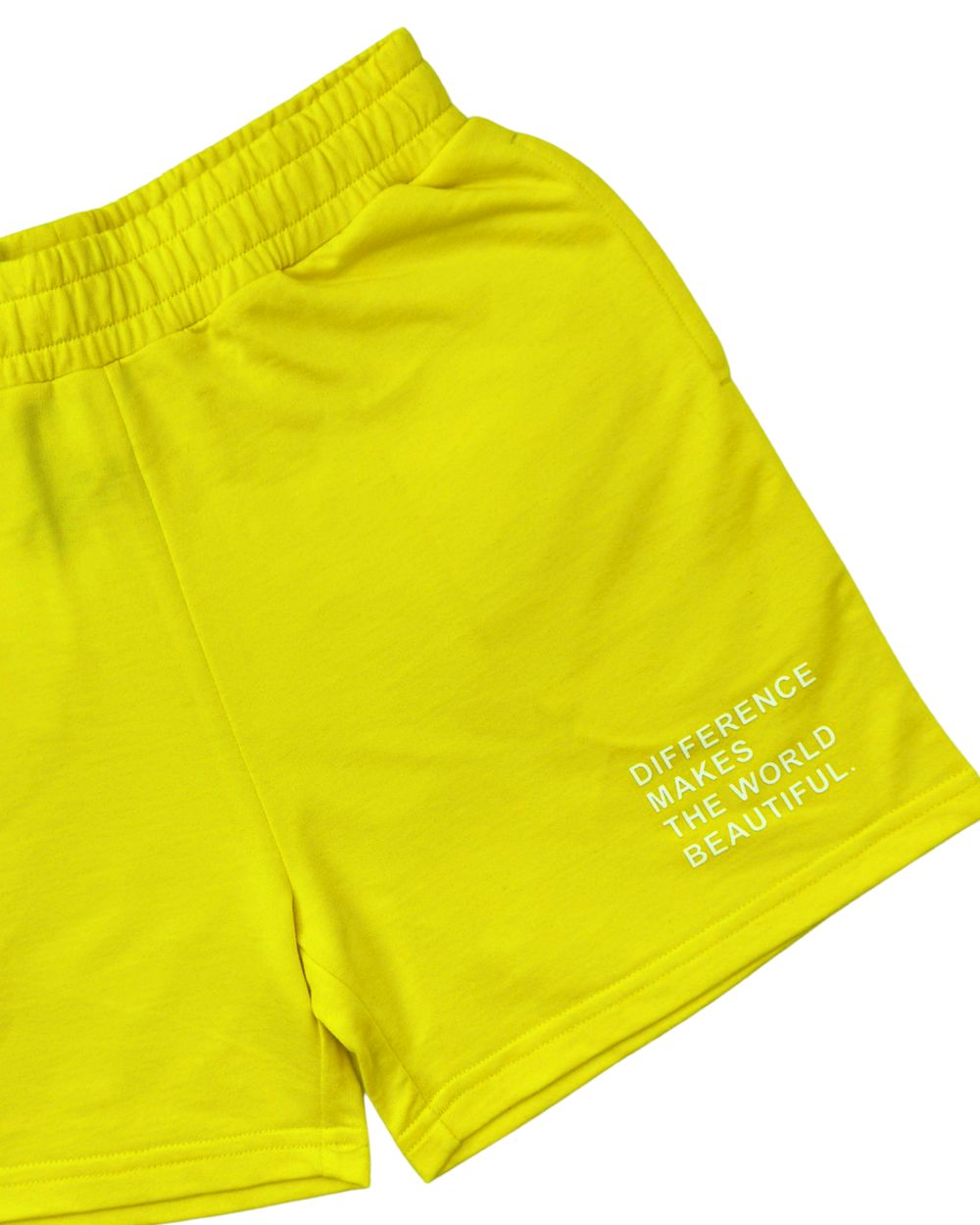 Fitted Sweat Shorts - Holiday Yellow [4699]-thumbmail-5