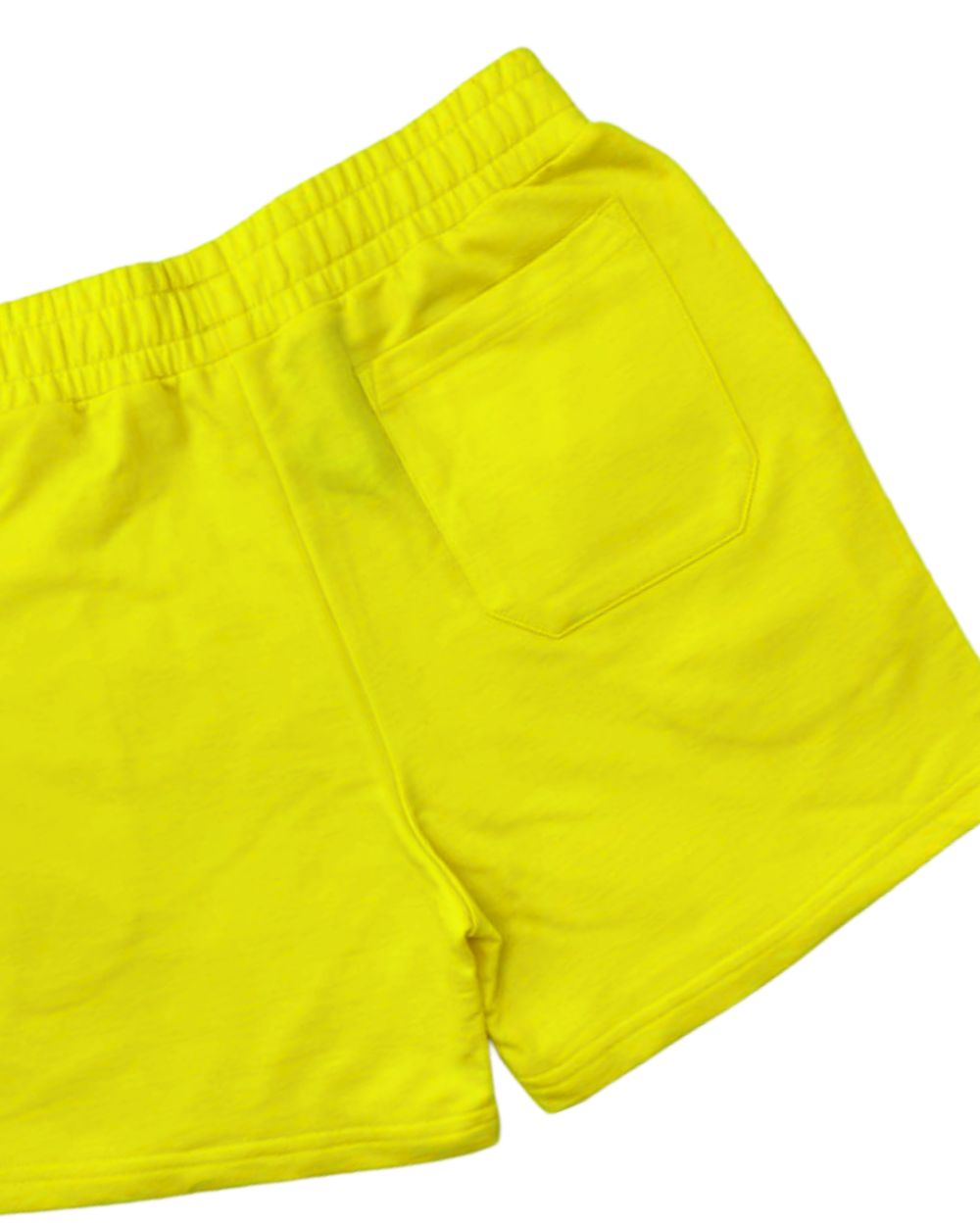Fitted Sweat Shorts - Holiday Yellow [4699]-thumbmail-6